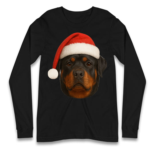 Rottweiler Christmas Longsleeve T Shirt 