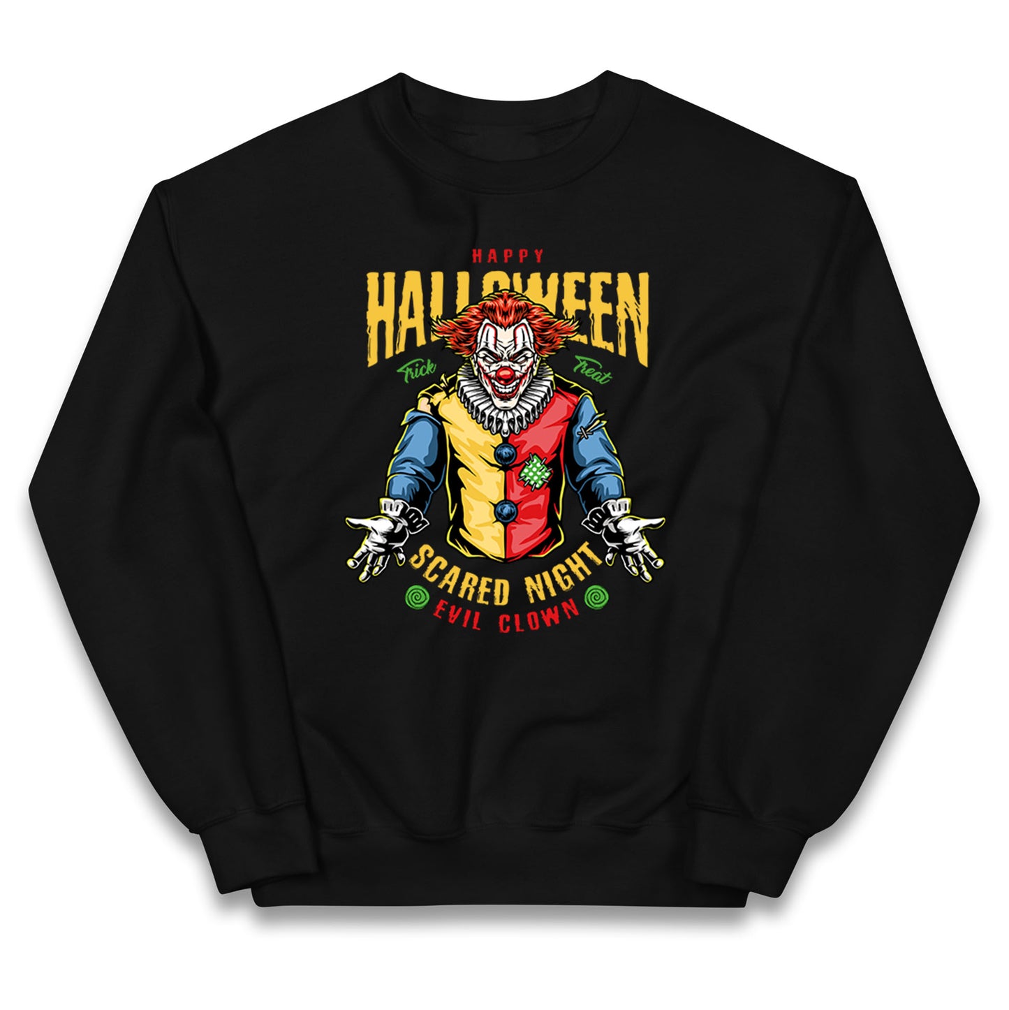 Halloween Clown Kids Jumper