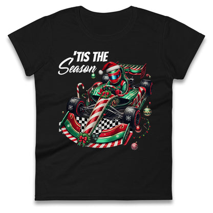 F1 Karting Tis The Season Christmas Ladies Shirt