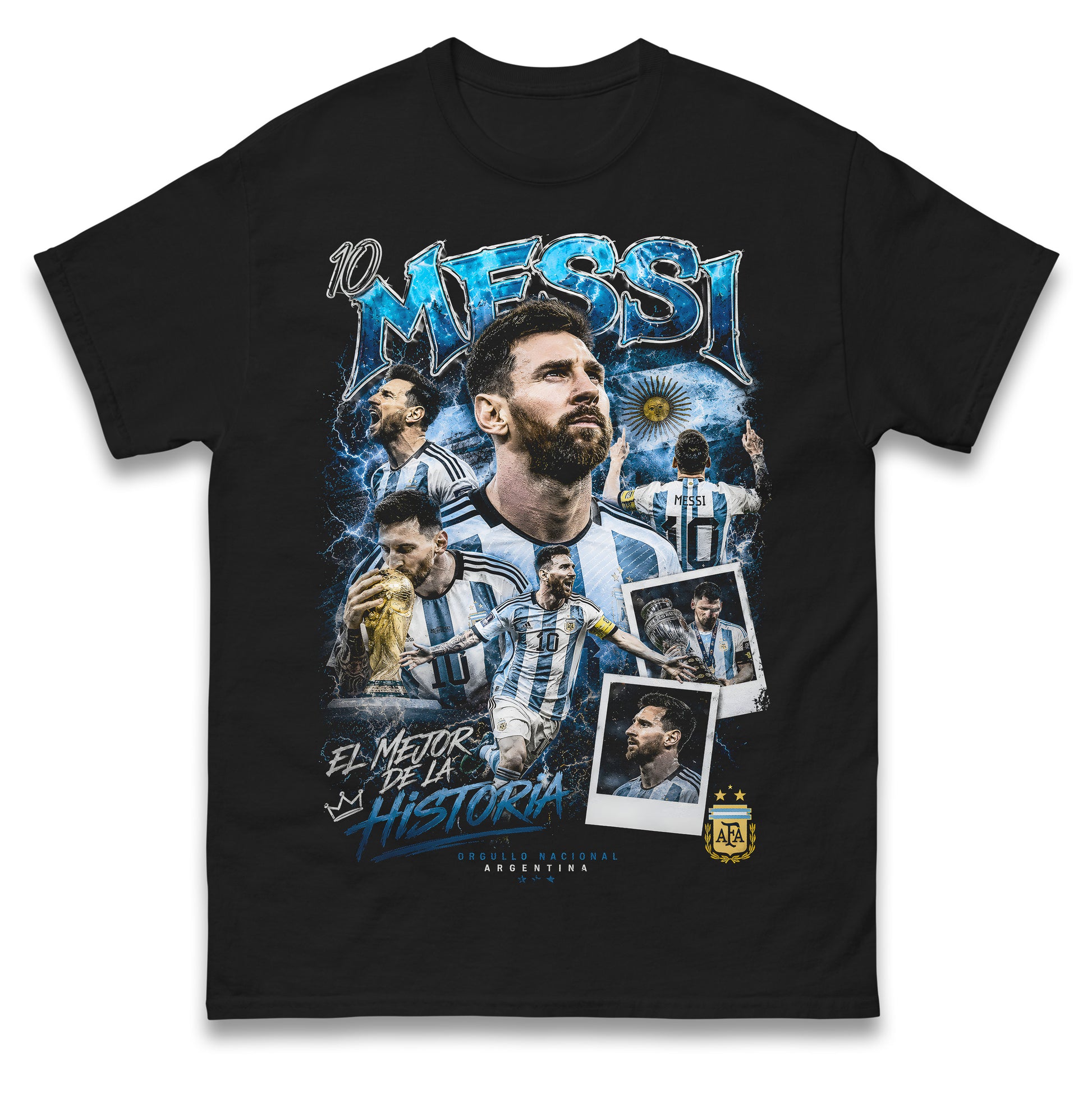 10 Messi Argentina T Shirt
