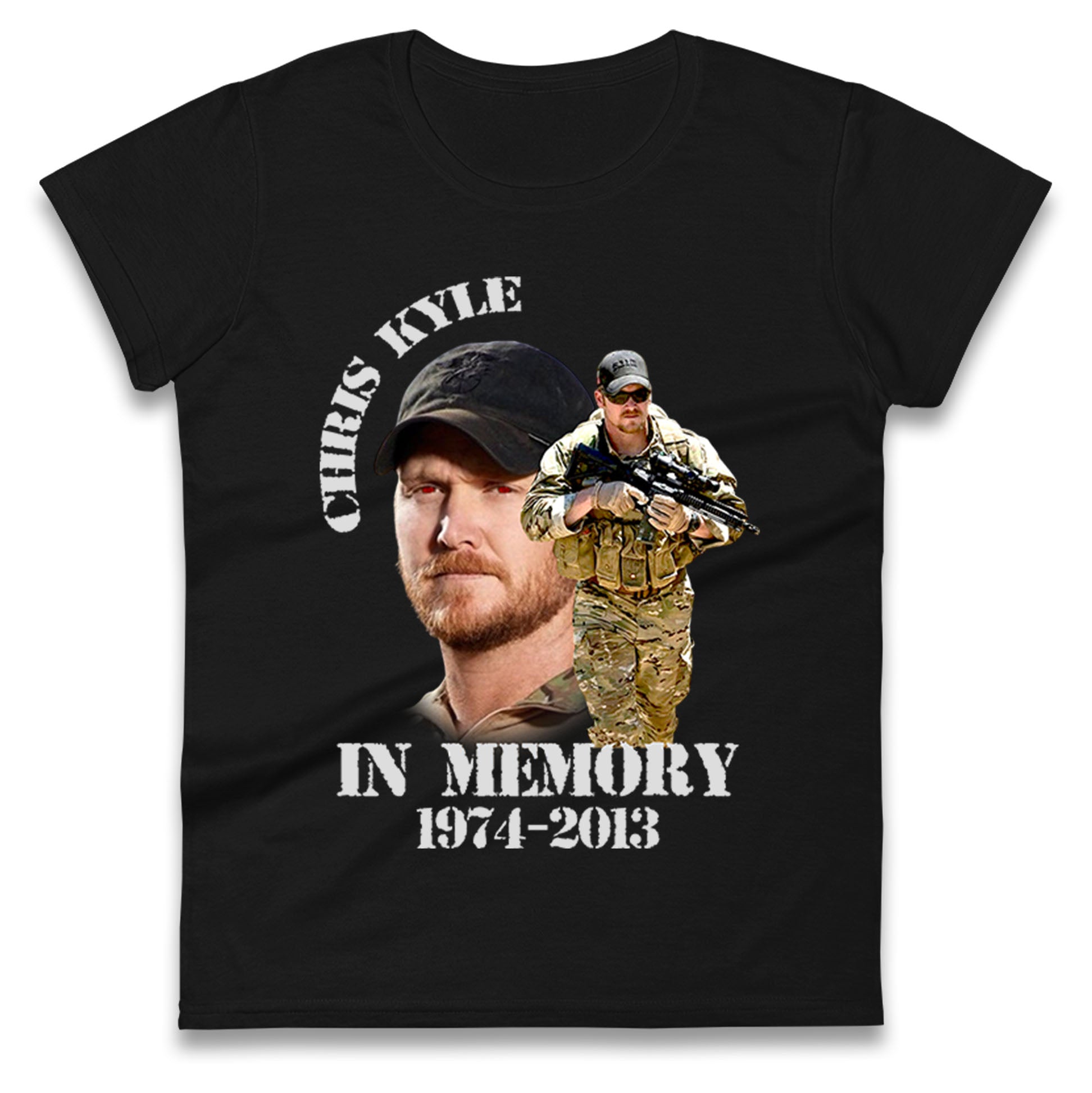 Chris Kyle Memorial Ladies T Shirt