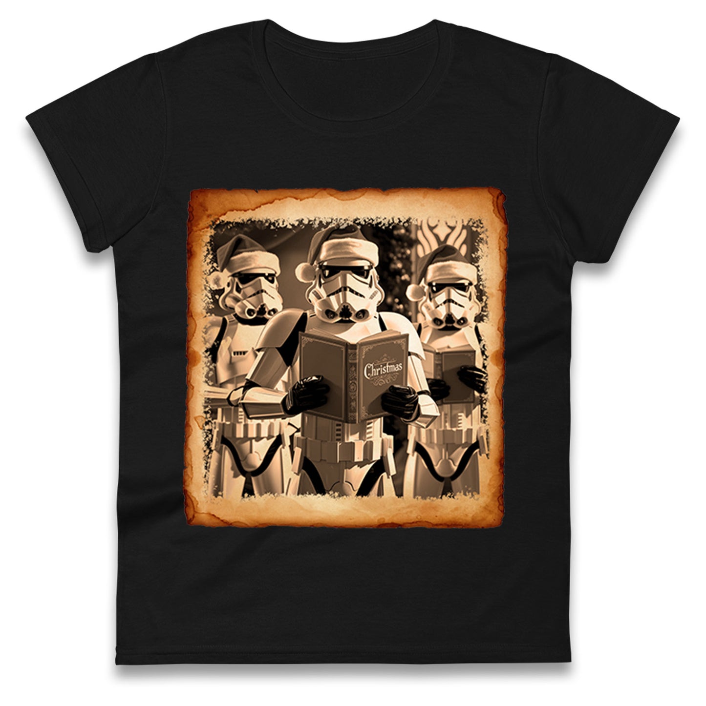 Stormtrooper Christmas Ladies T Shirt