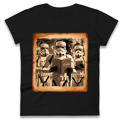 Stormtrooper Christmas Ladies T Shirt