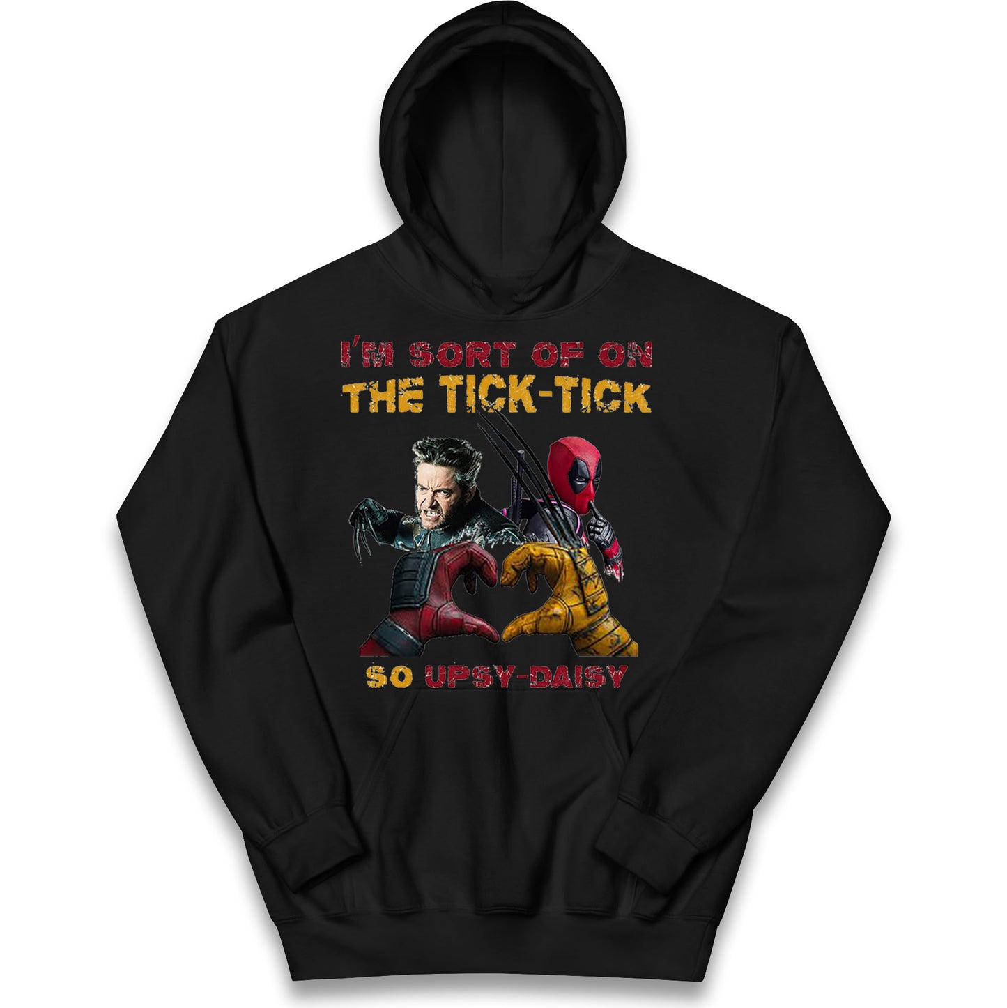 I'm Sort of on The Tick Tick so Upsy Daisy Kids Hoodie