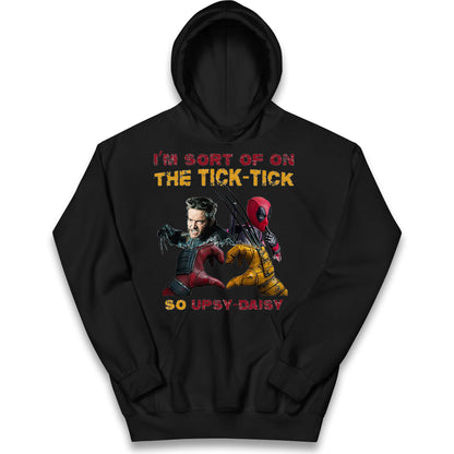 I'm Sort of on The Tick Tick so Upsy Daisy Kids Hoodie