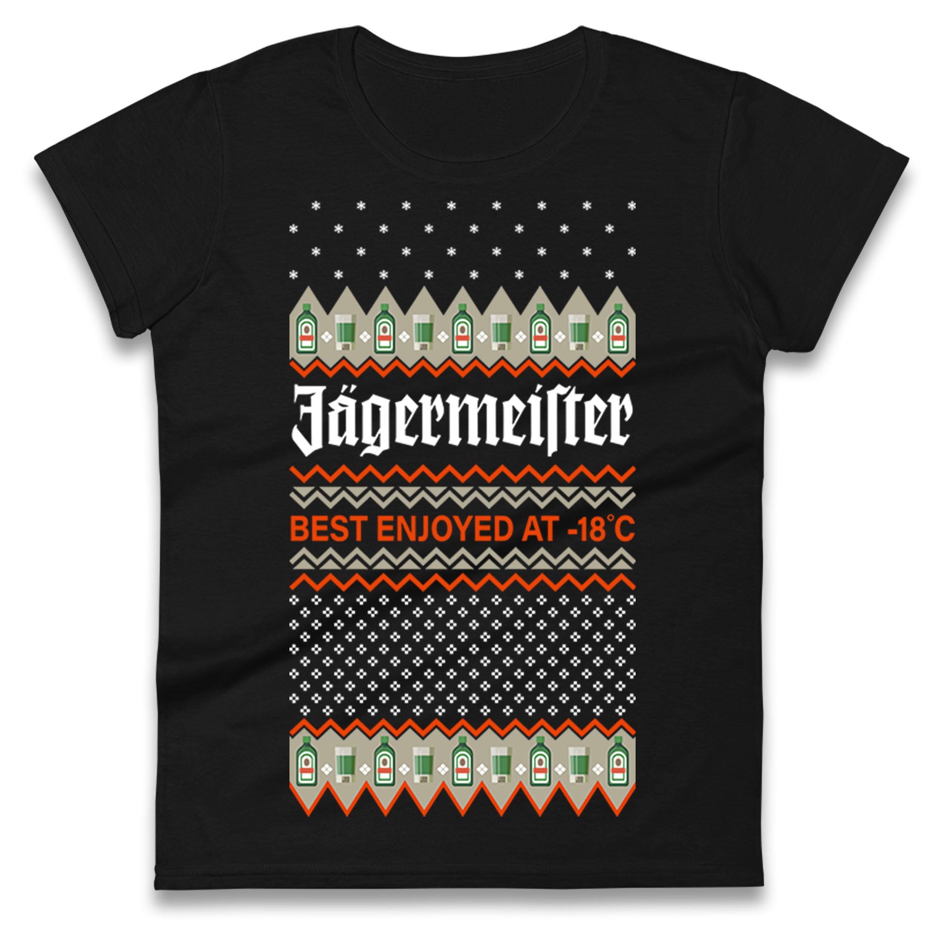 Jagermeister Shots Ladies T Shirt