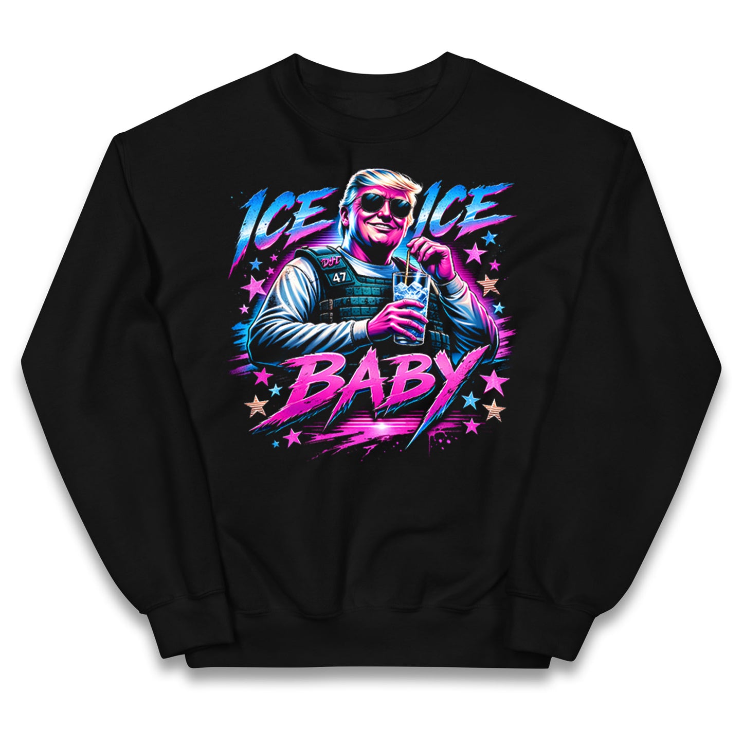Donald Trump Ice Ice Baby Kids Jumper