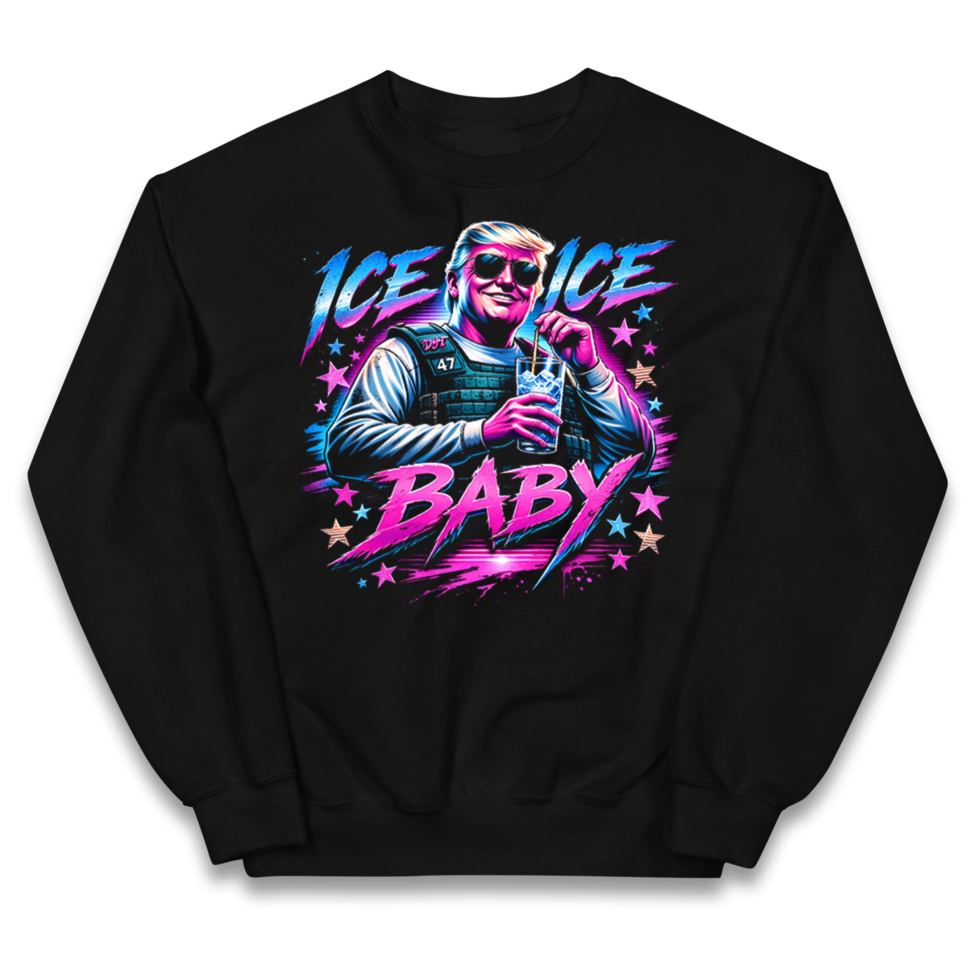 Donald Trump Ice Ice Baby Kids Jumper