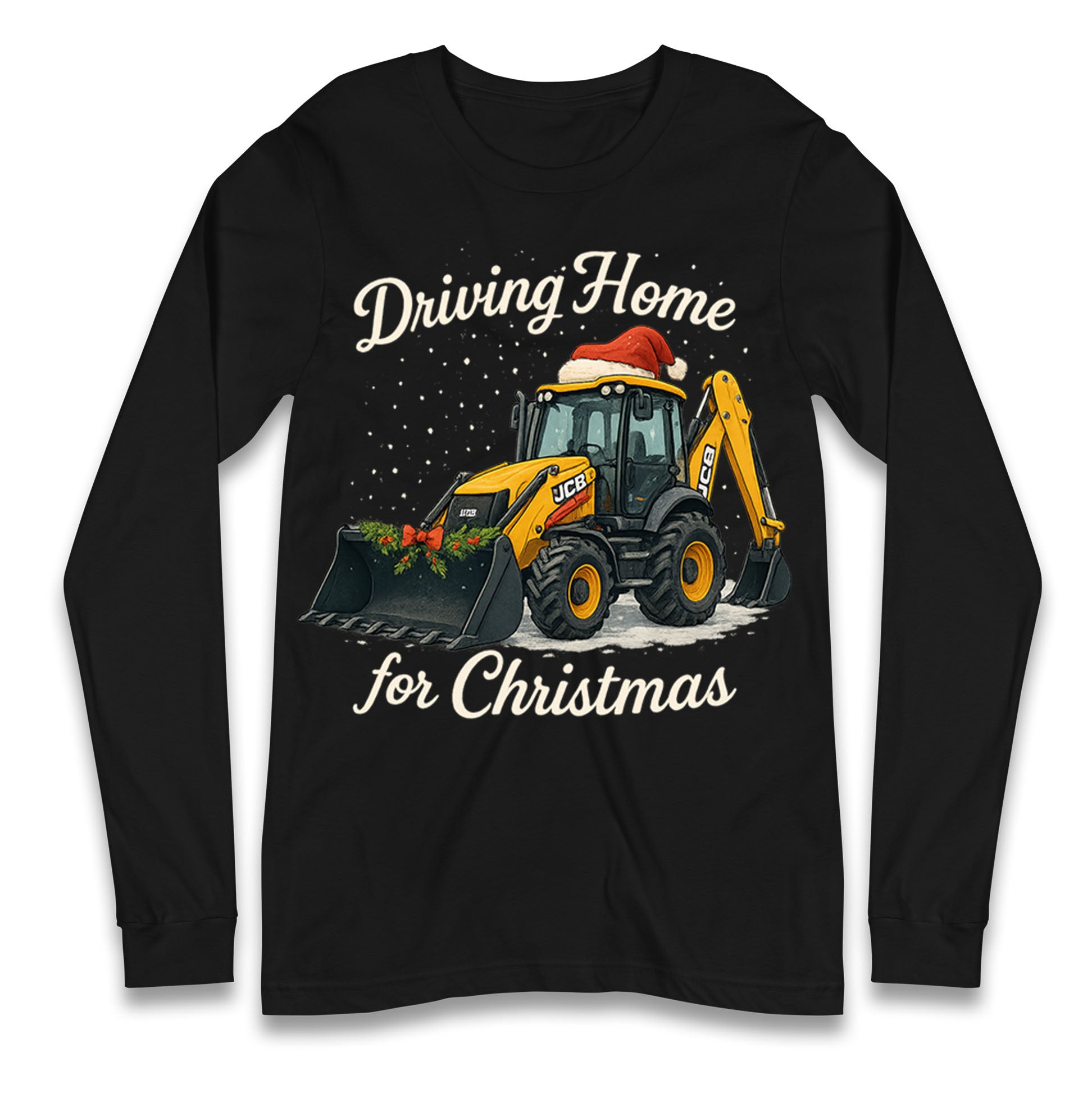 JCB Christmas Longsleeve T Shirt