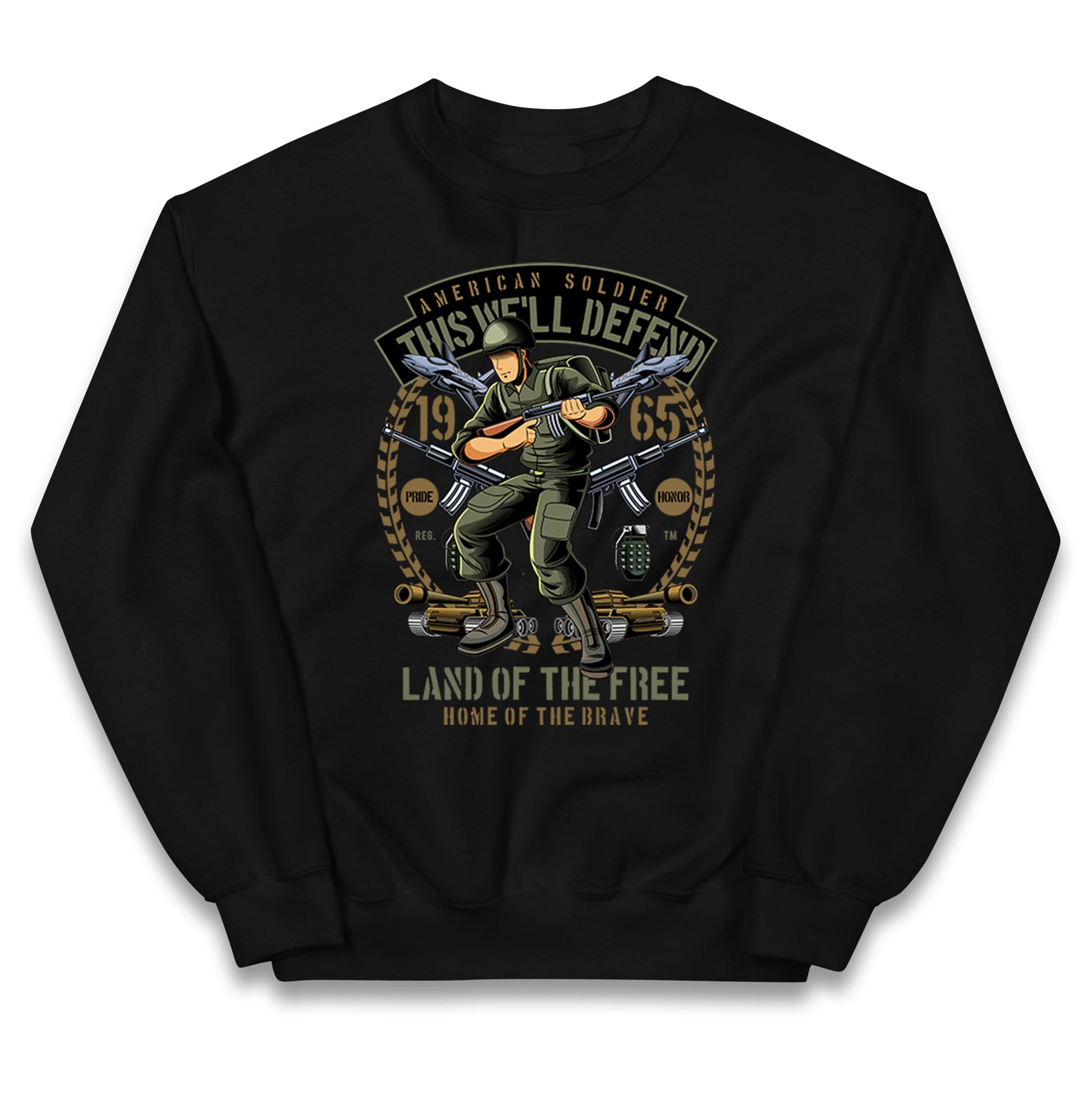 American Soldier Kids Jumper