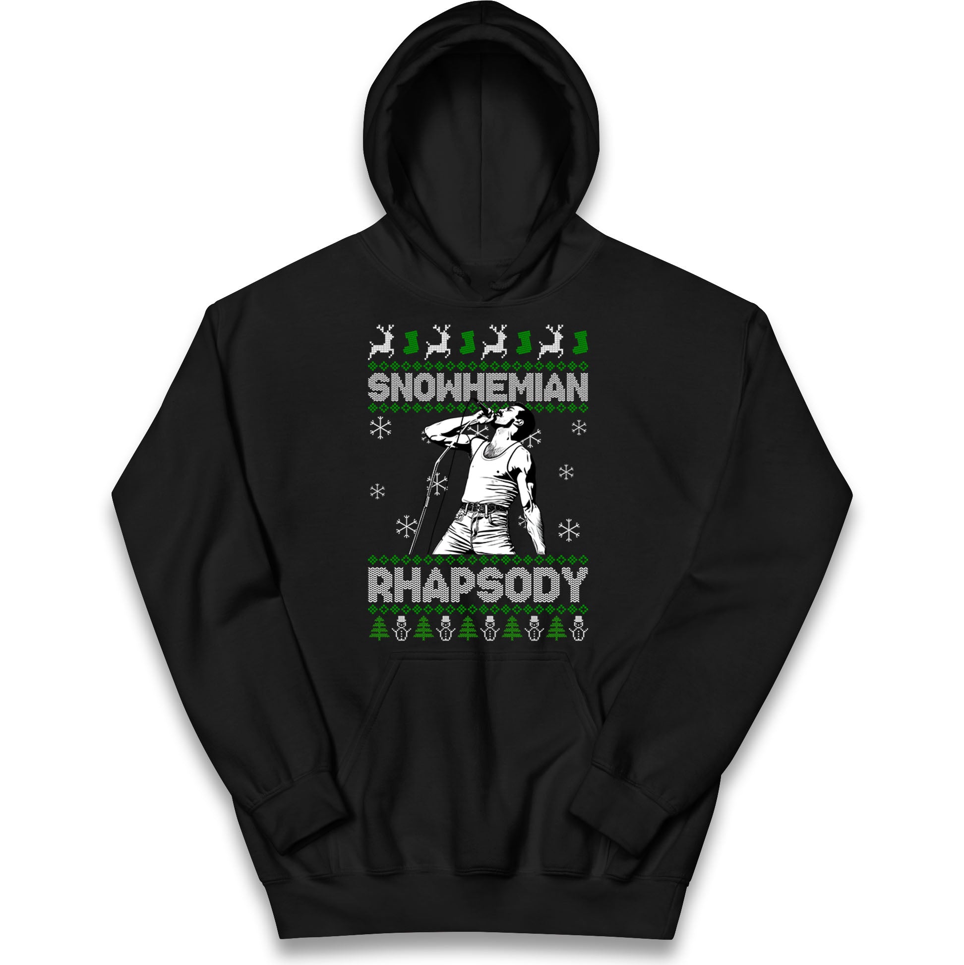 Freddie Mercury Christmas Kids Hoodie