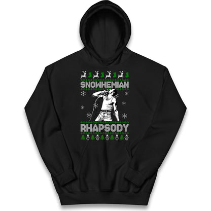 Freddie Mercury Christmas Kids Hoodie