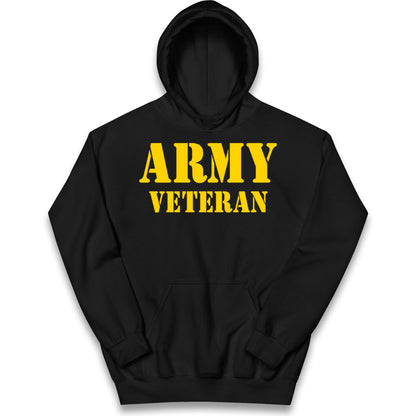Army Veteran Kids Hoodie
