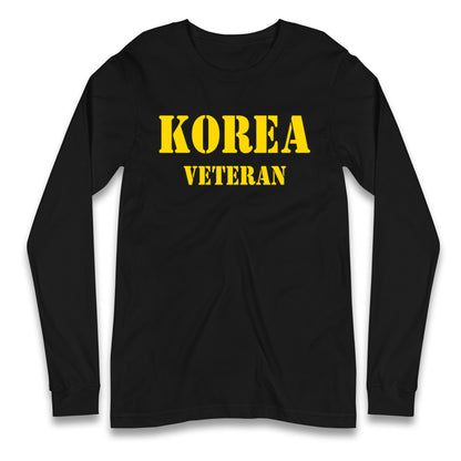 Korea Veteran Longsleeve T Shirt