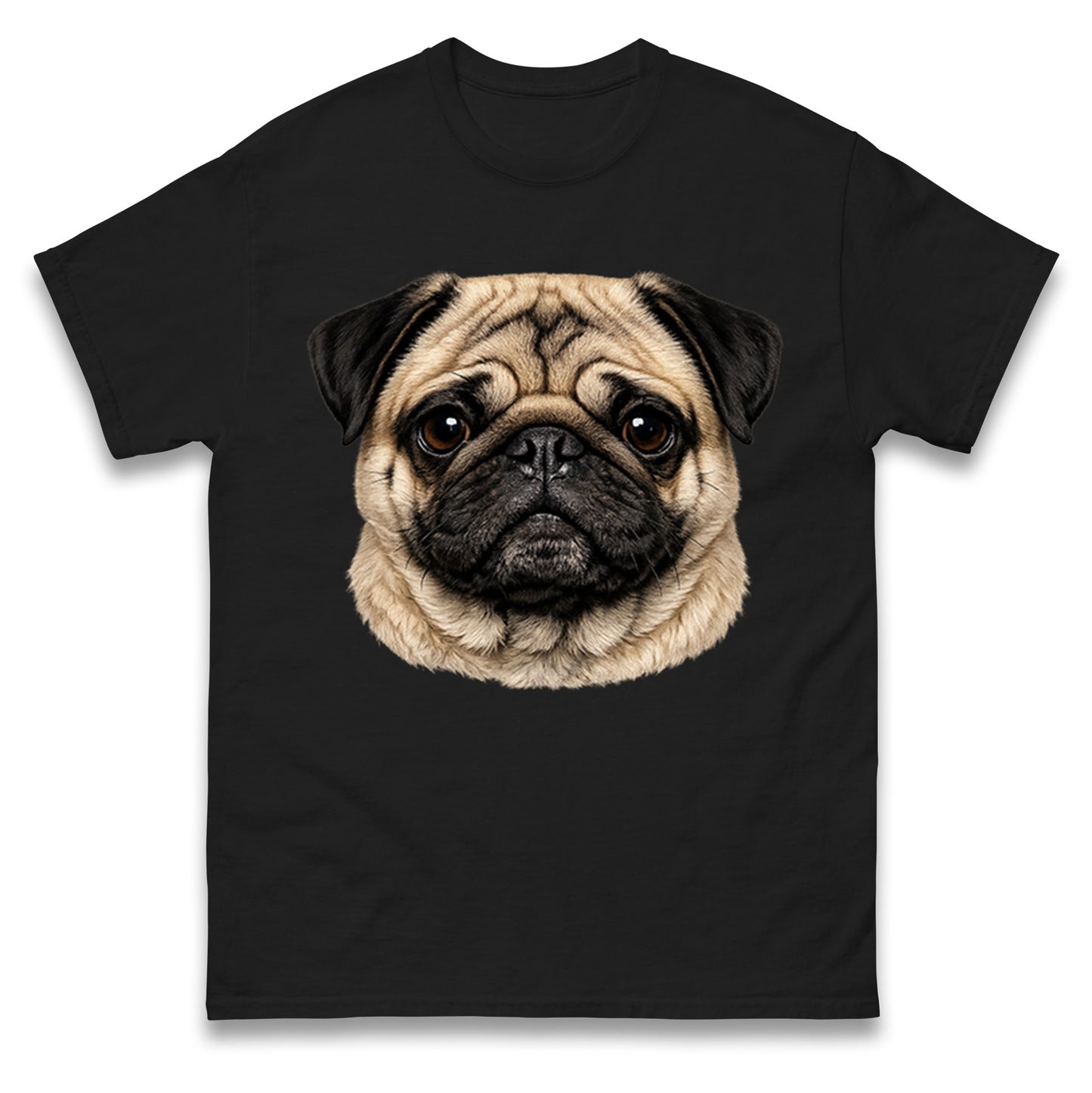 Pug Dog Face T Shirt