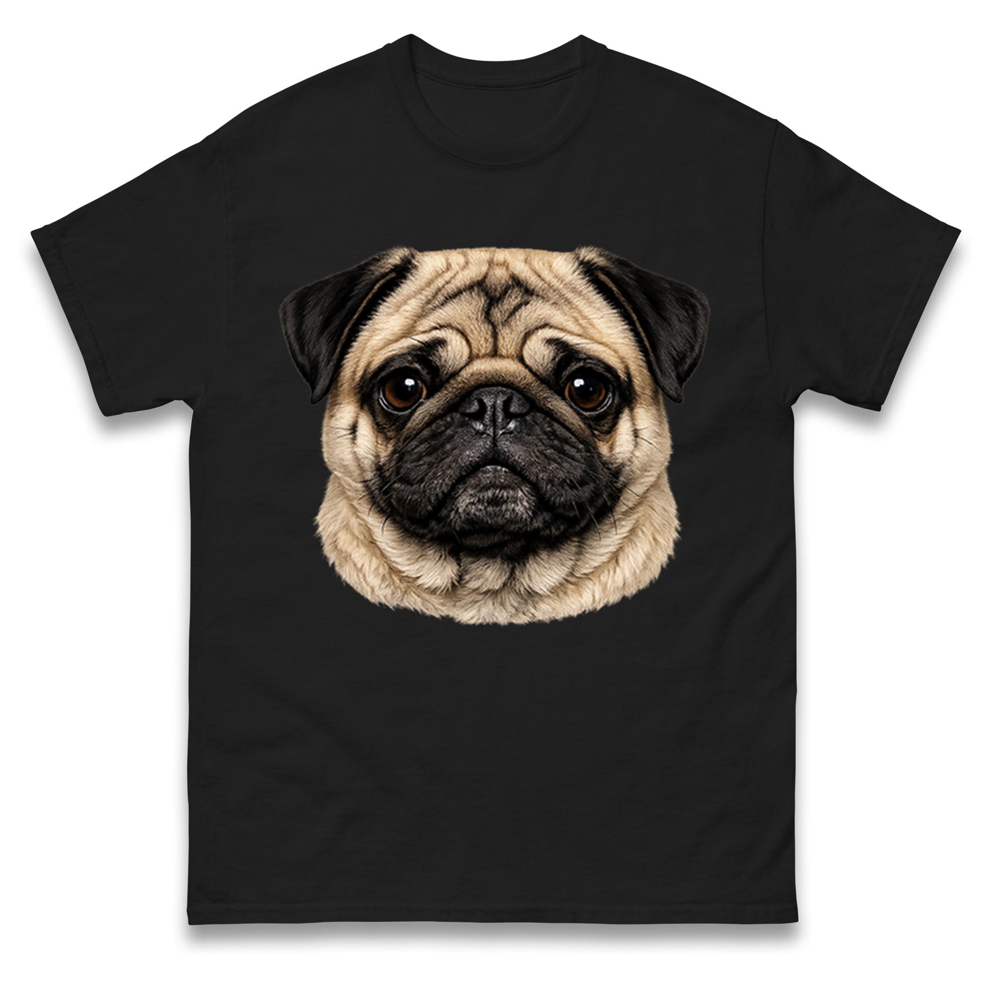 Pug Dog Face T Shirt