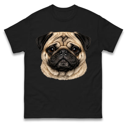 Pug Dog Face T Shirt