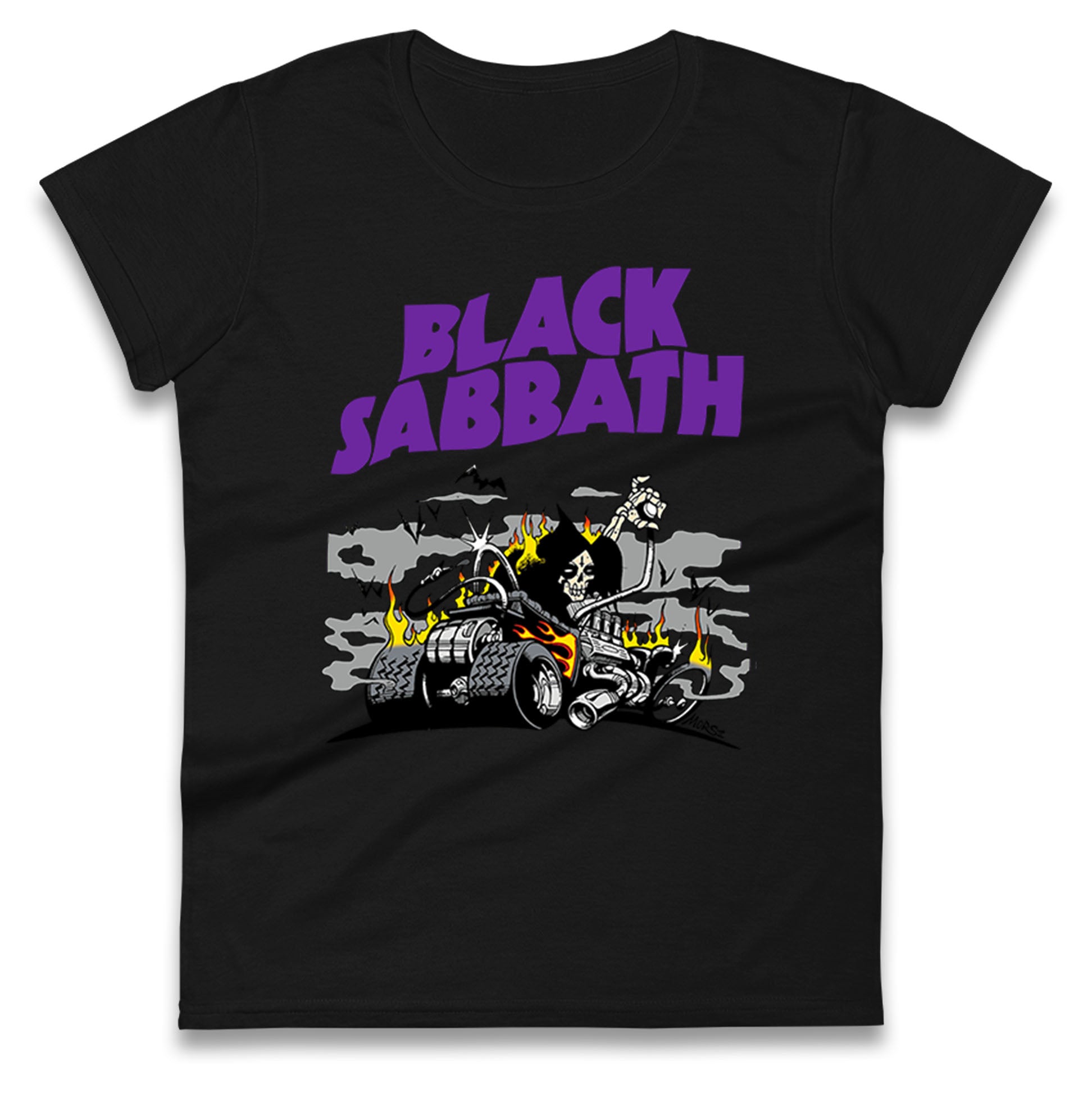 Black Sabbath Skellington Ladies T Shirt
