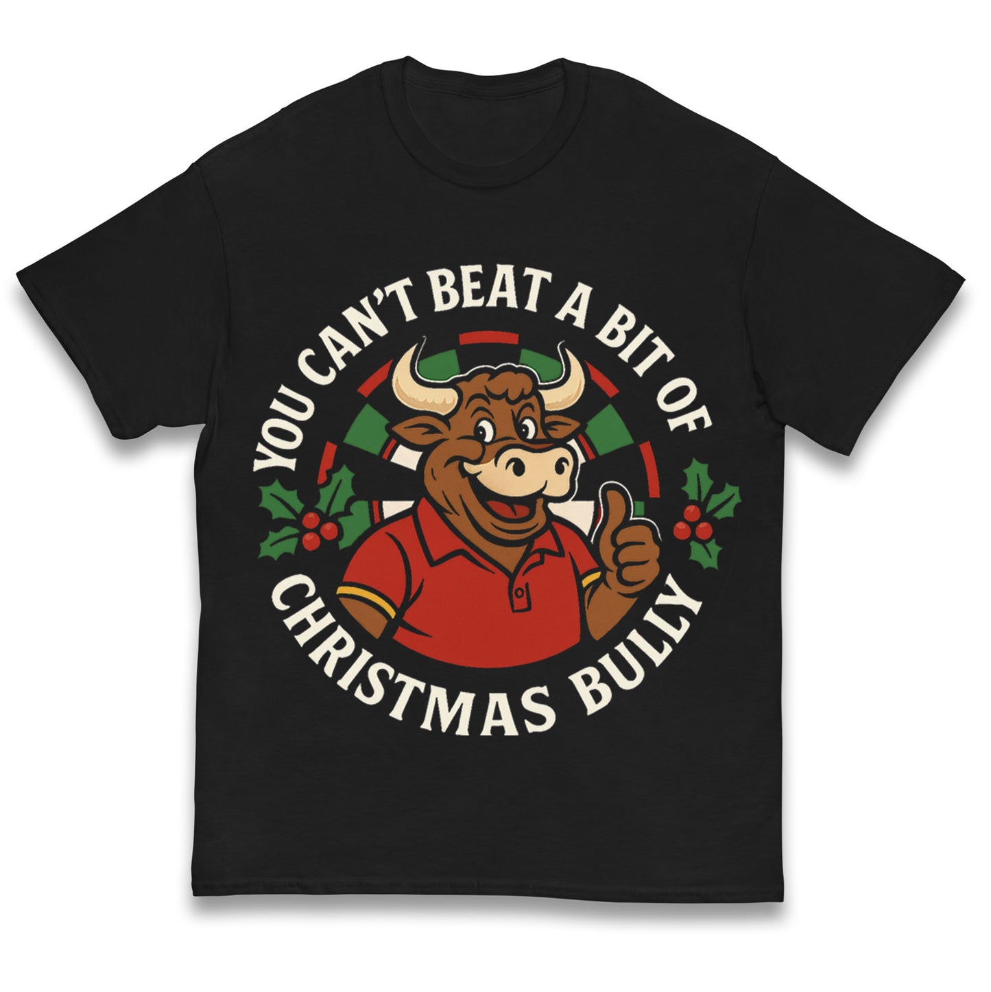 Bullseye Xmas Kids T Shirt