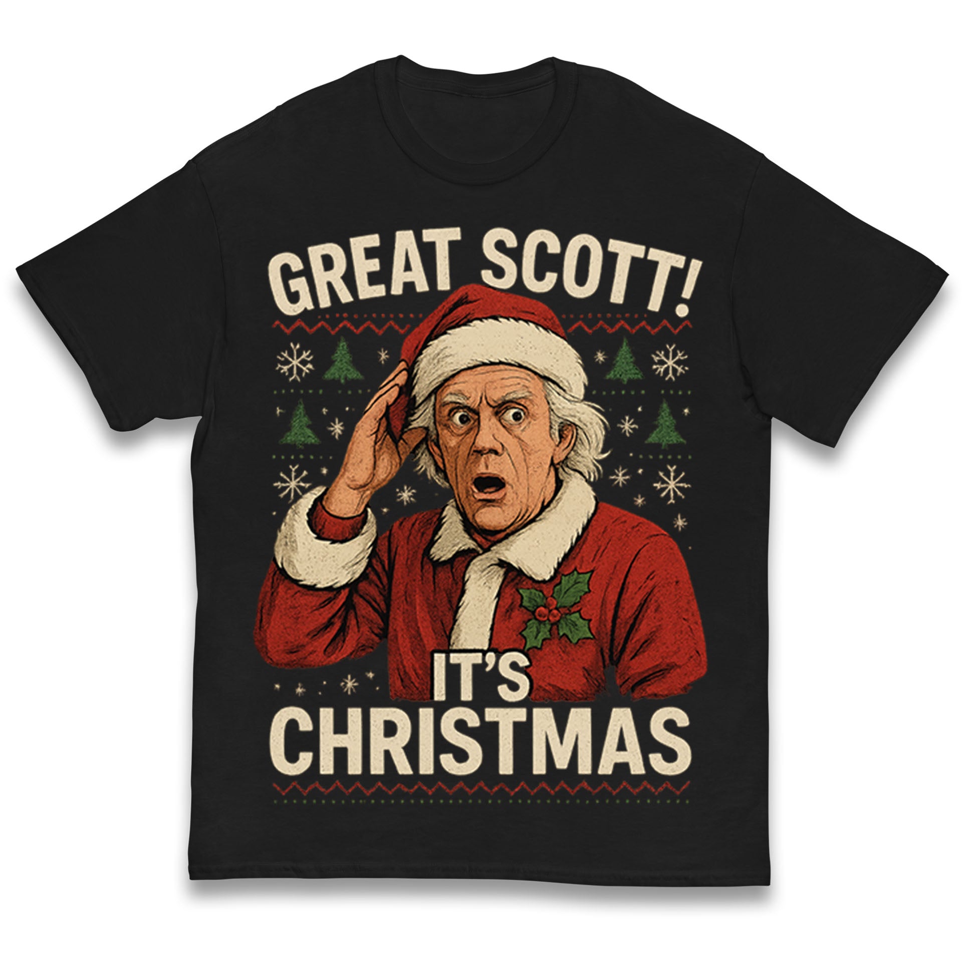 Back to the Future Doc Brown Kids T Shirt