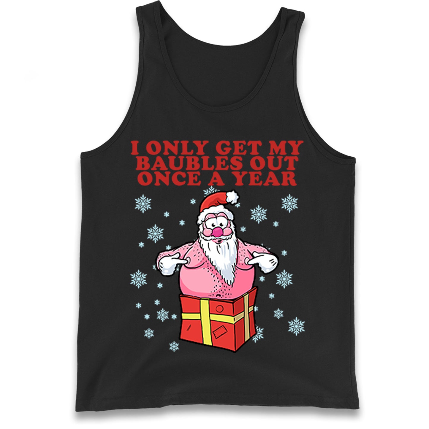 Fat Santa Christmas Funny Tank Top