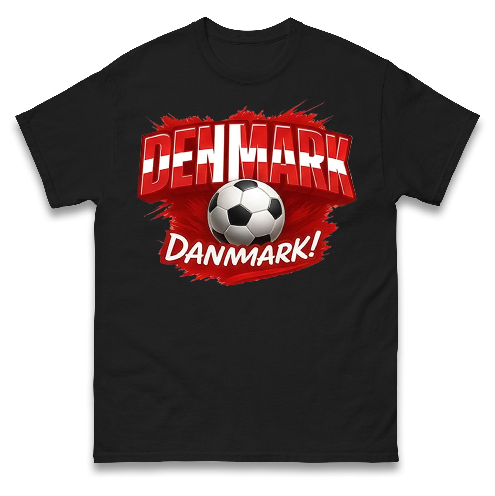 Denmark Retro World Cup T Shirt 