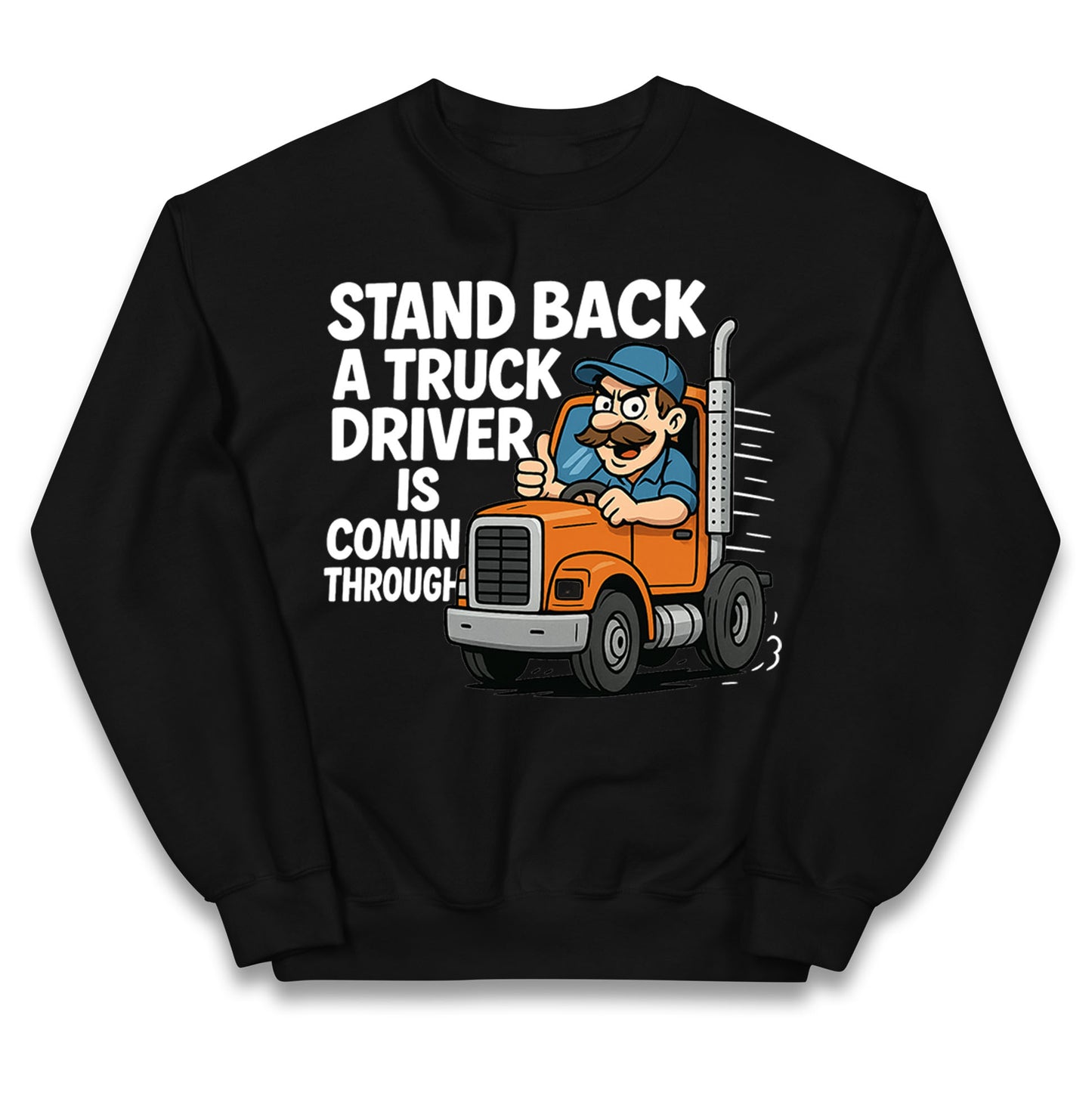 Truck Driver Kids Jumper 