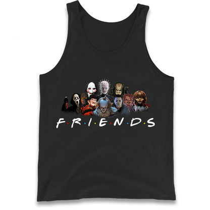 Horror Characters Friends Halloween Tank Top