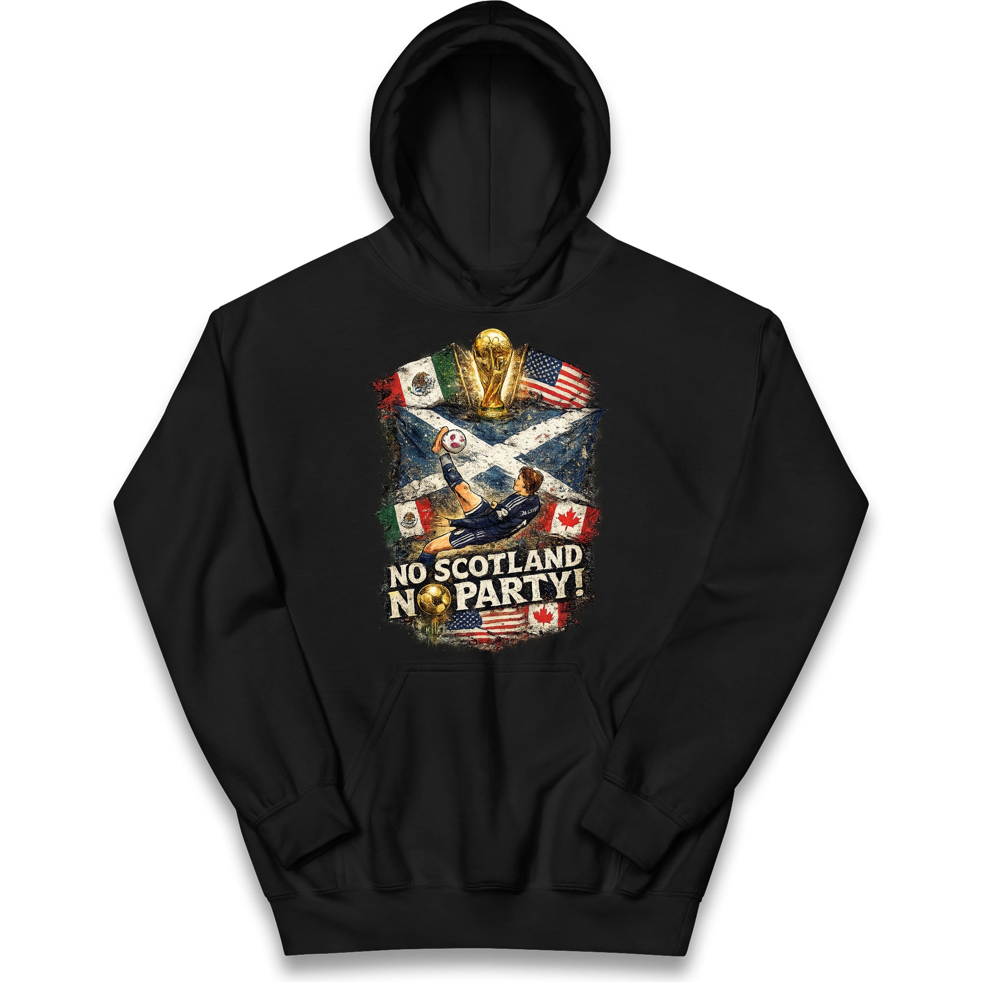 No Scotland No Party World Cup 2026 Kids Hoodie