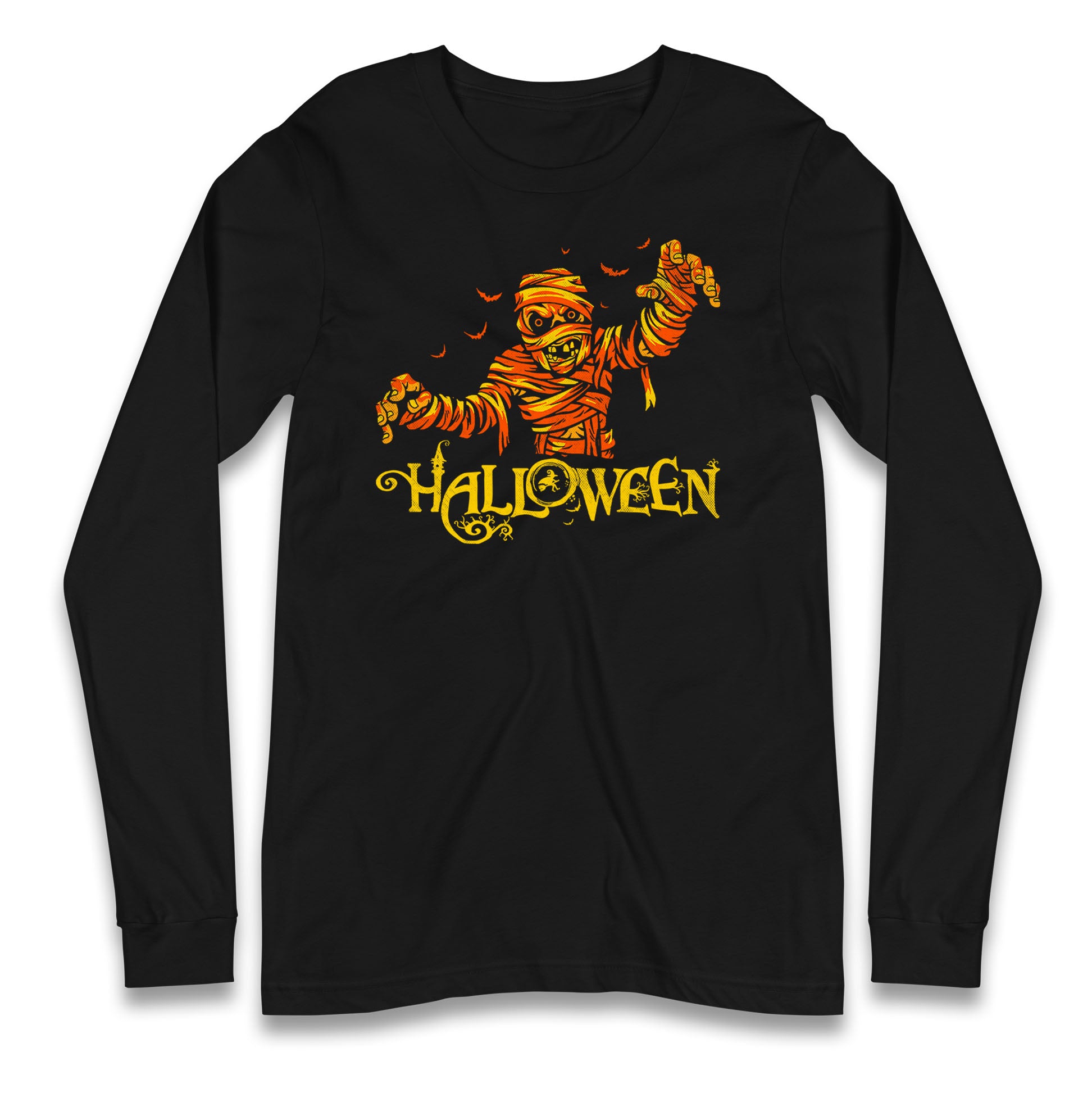 Scary Mummy Halloween T Shirt

