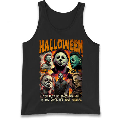 Michael Myers Horror Halloween Bootleg Tank Top