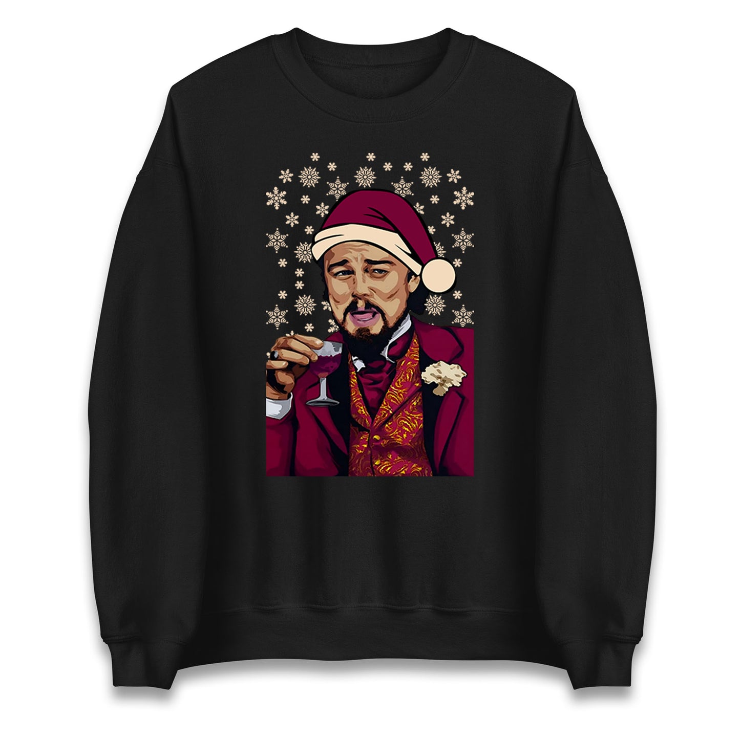 leonardo dicaprio christmas sweatshirt