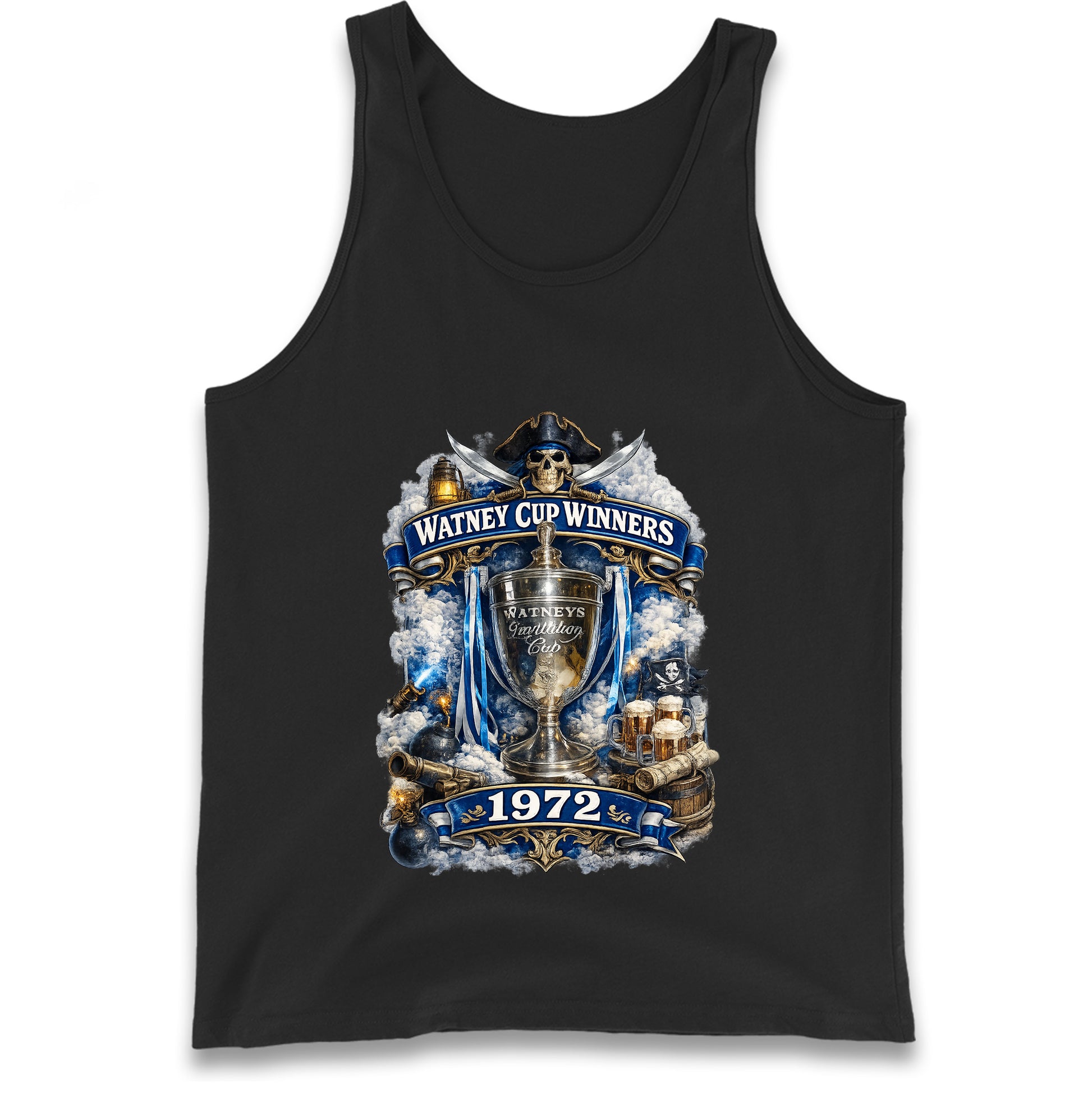 Retro Bristol Rovers Football Tank Top