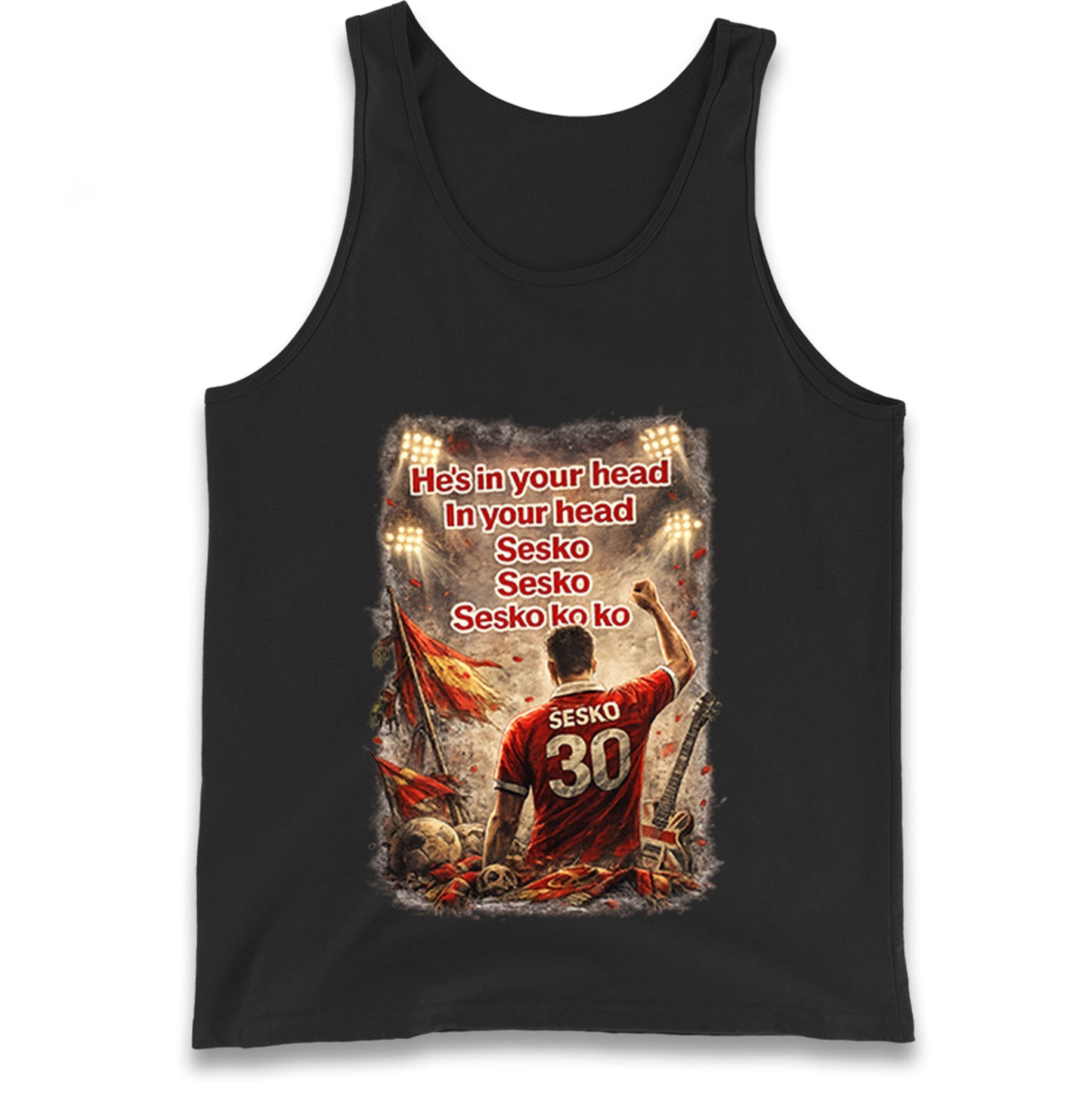 He's in Your Head in Your Head Sesko Sesko Sesko ko ko Tank Top