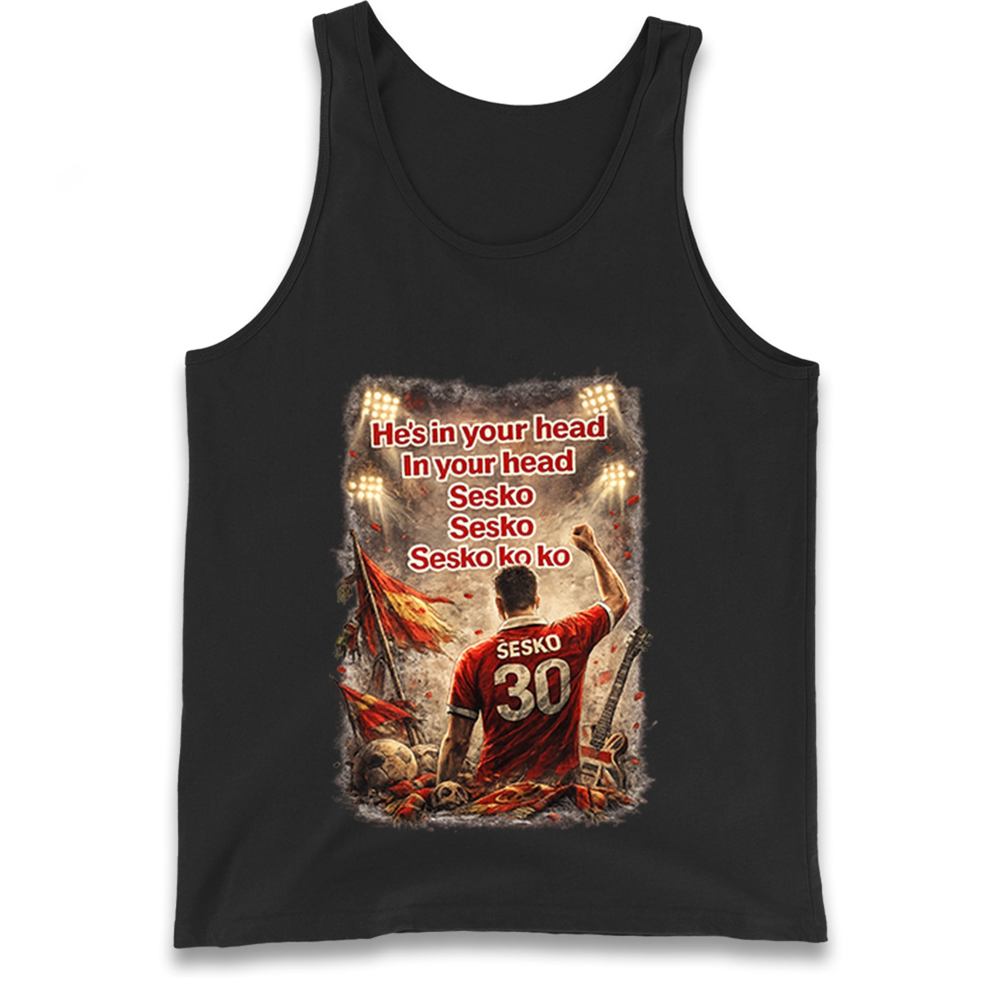 He's in Your Head in Your Head Sesko Sesko Sesko ko ko Tank Top
