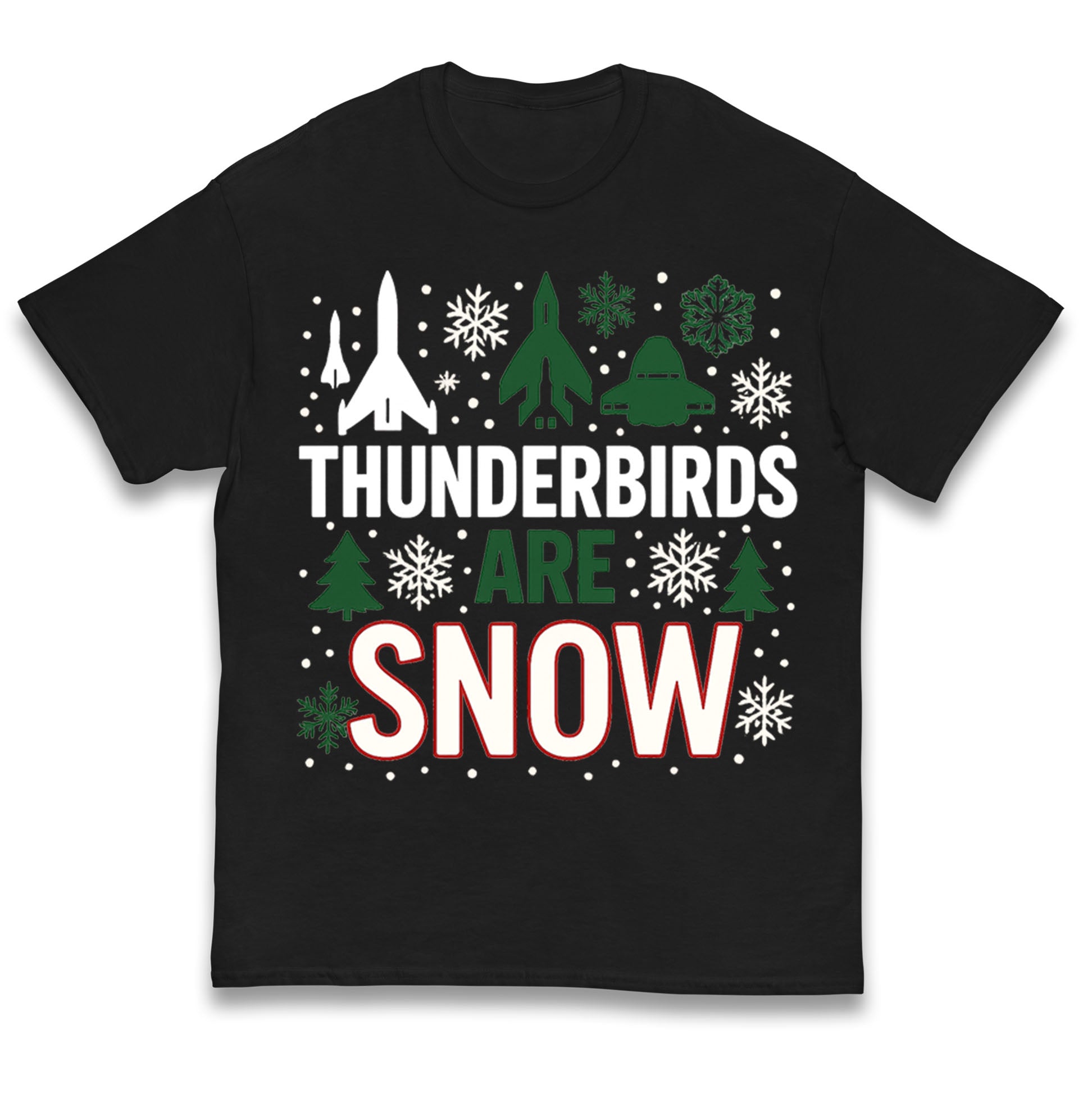 Thunderbirds Christmas Kids T Shirt