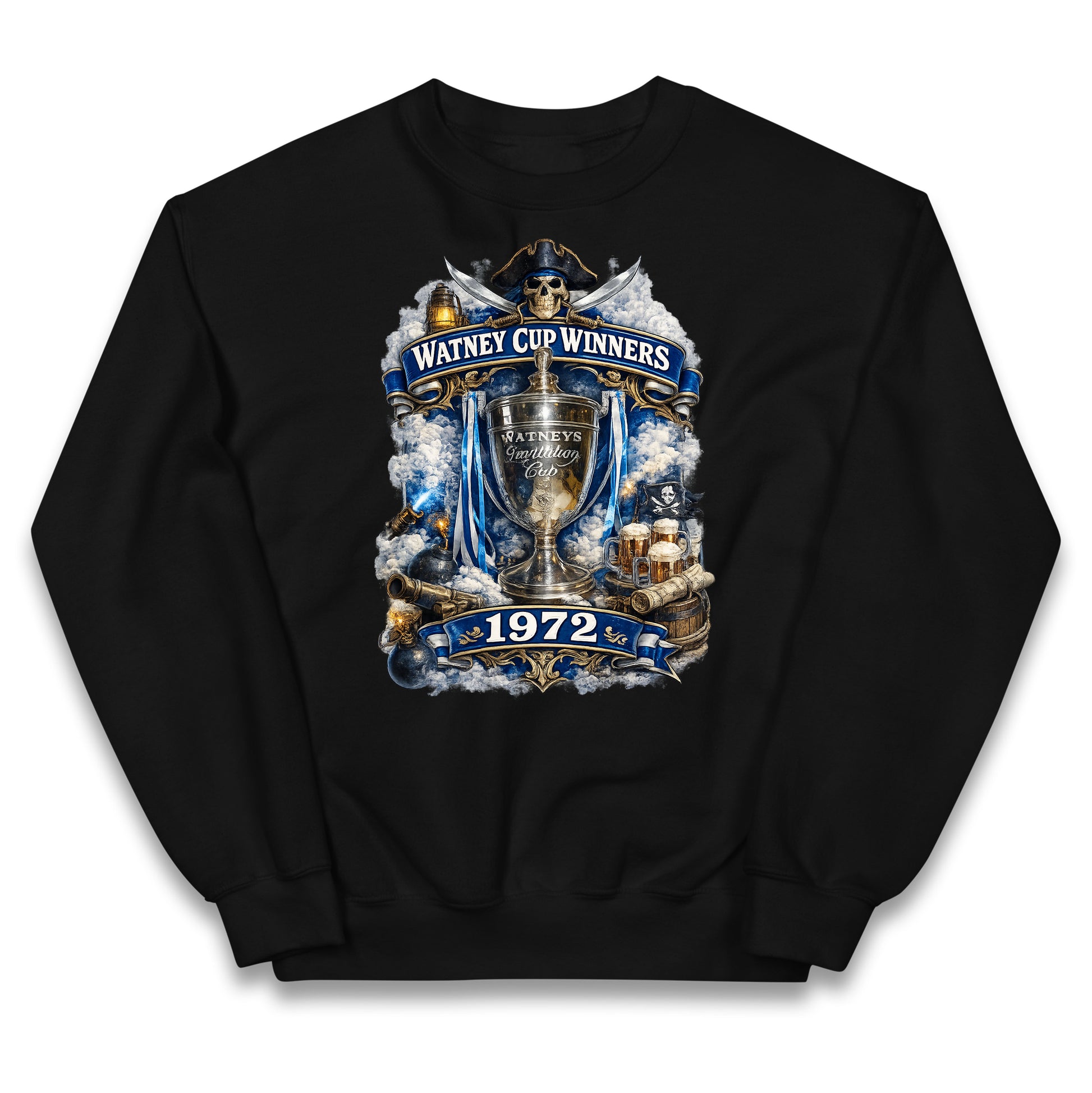 Retro Bristol Rovers Football Kids Jumper