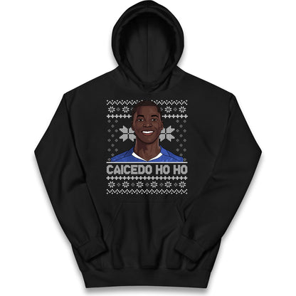 Moises Caicedo Christmas Kids Hoodie