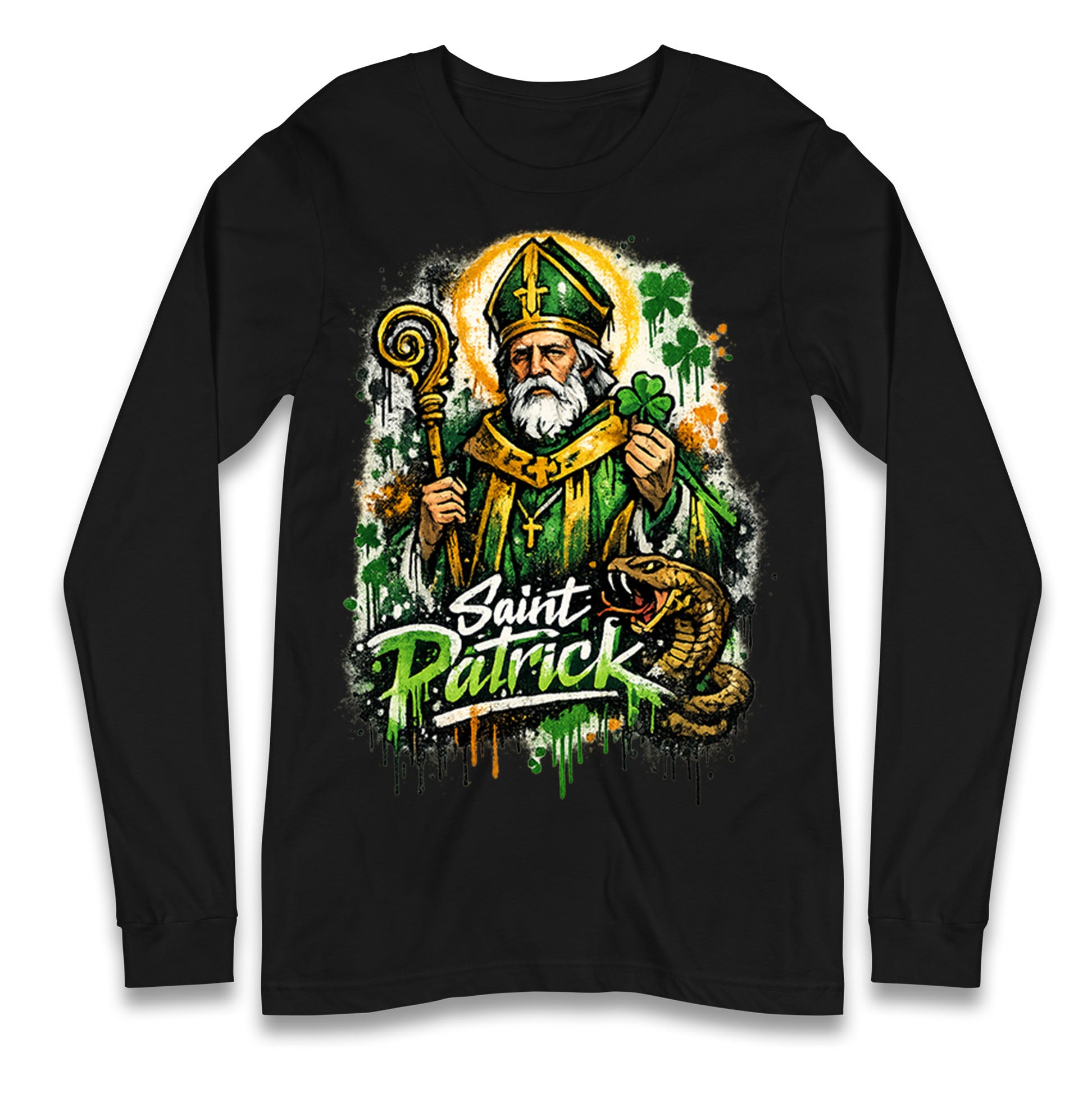 Saint Patrick Ireland Longsleeve T Shirt 