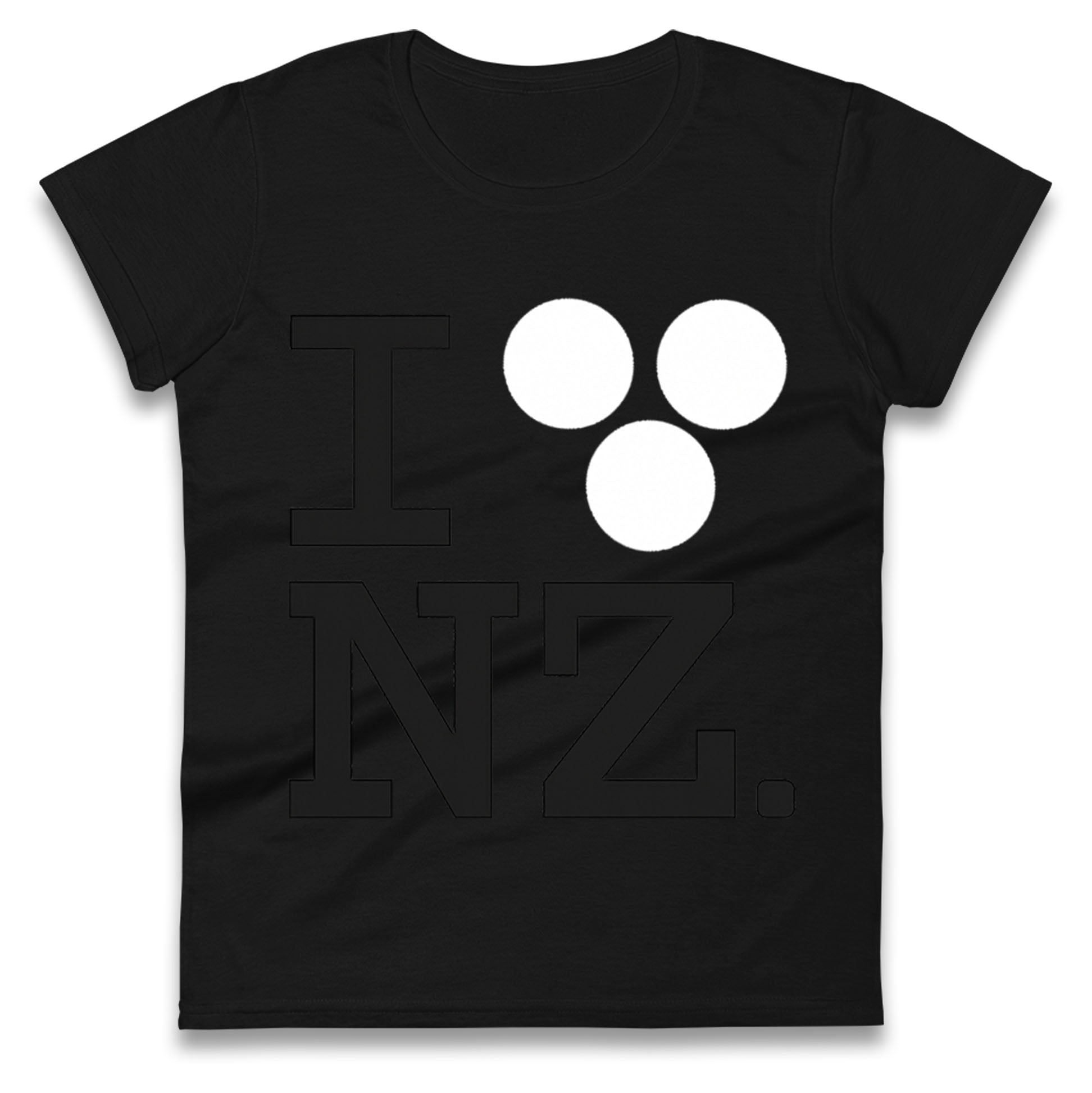 I Love NZ Orlando Bloom Huffer Ladies T Shirt