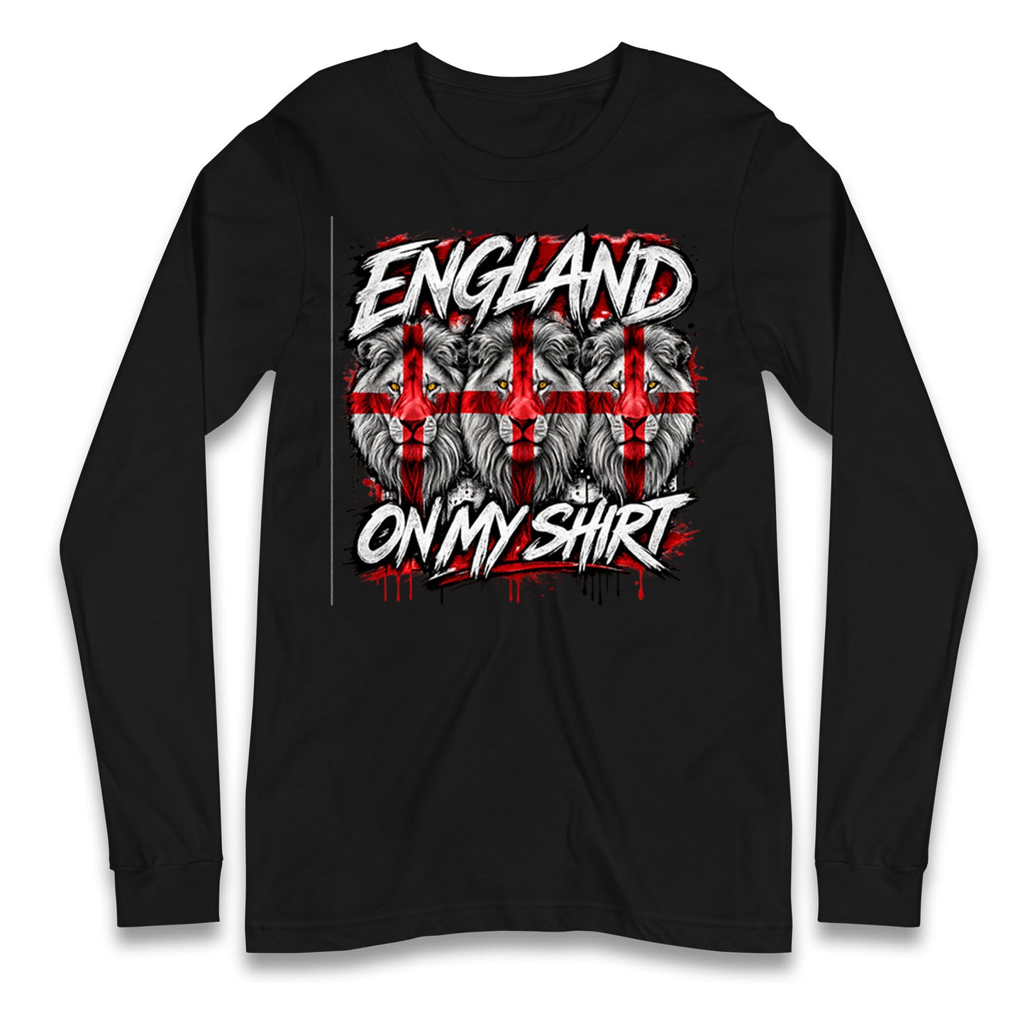 England 3 Lions World Cup 2026 Longsleeve T Shirt
