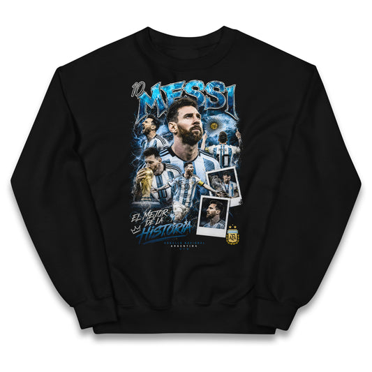 10 Messi Argentina Kids Jumper 