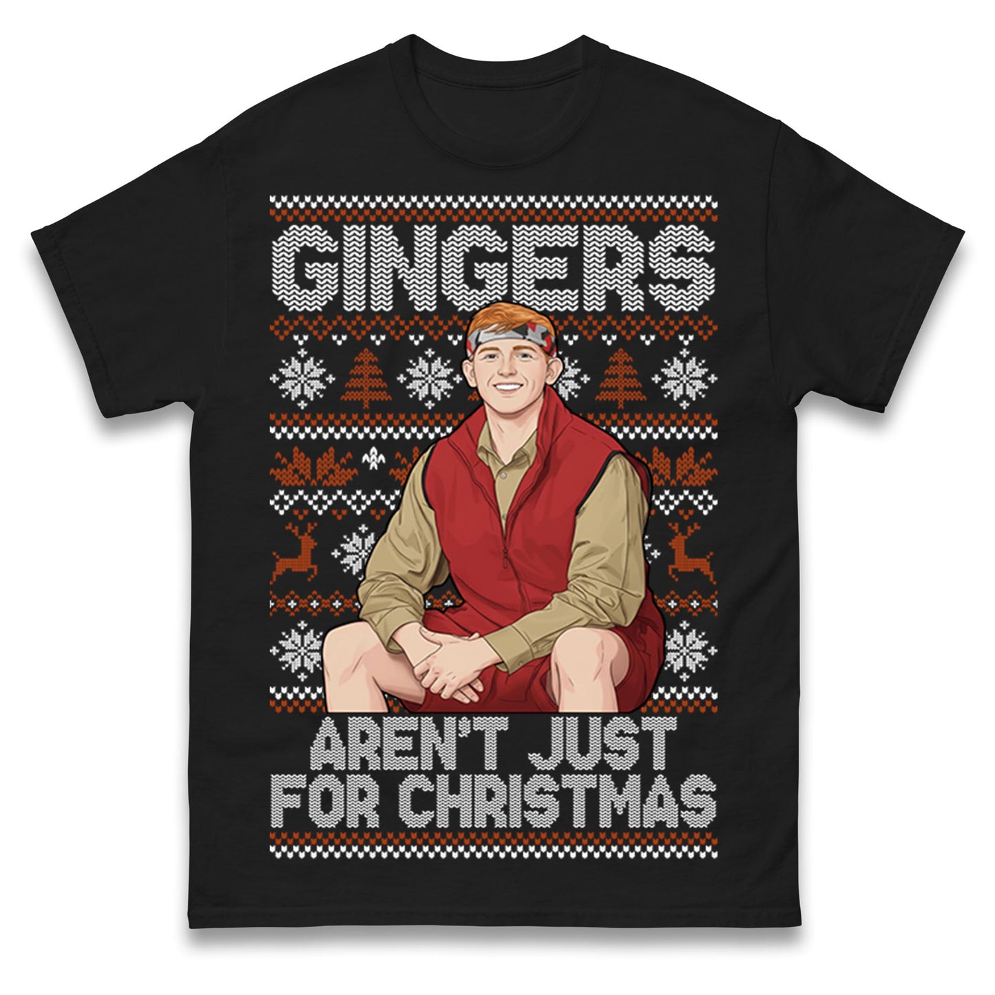 Angry Ginge Xmas T Shirt