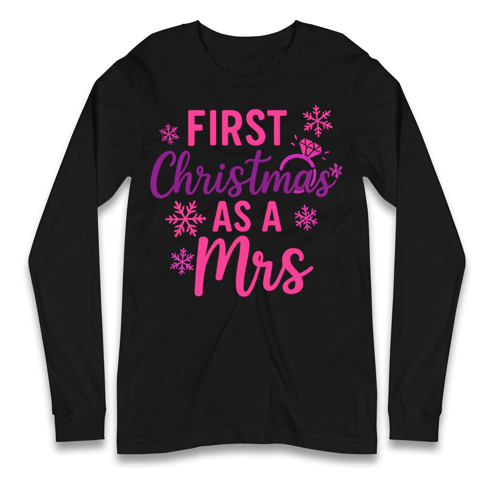 First Christmas As A Mrs Longsleeve T Shirt