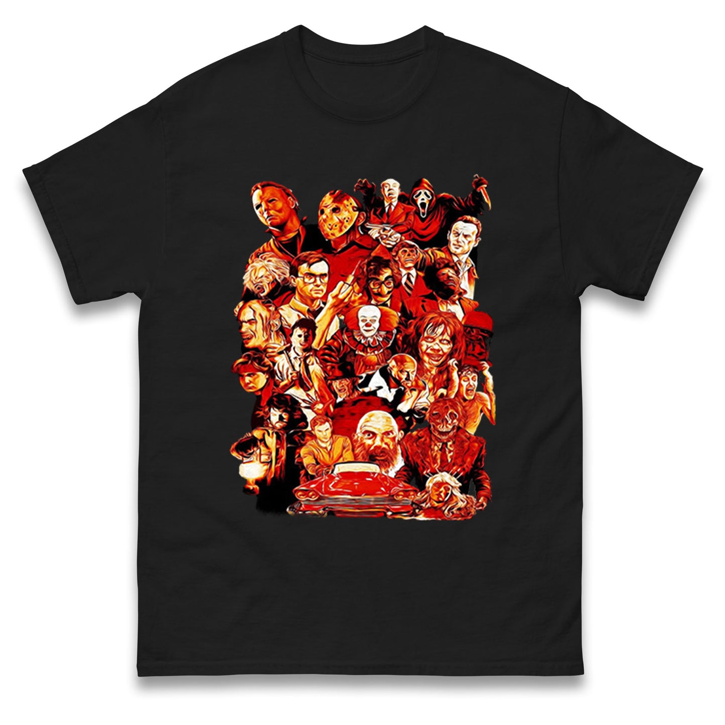 Horror Characters Halloween t shirts