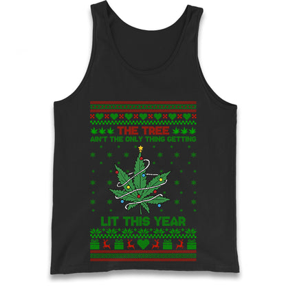 Cannabis Christmas Tank Top