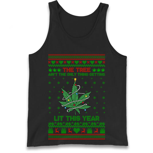 Cannabis Christmas Tank Top