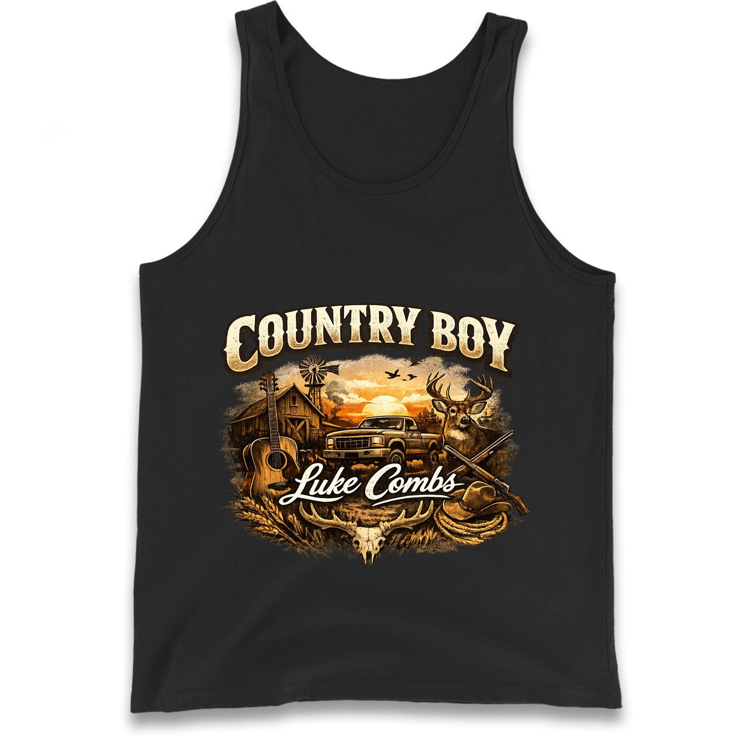 Luke Combs Country Music Tank Top