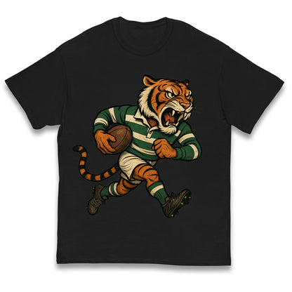 Retro Leicester Tigers Rugby Union Kids T Shirt