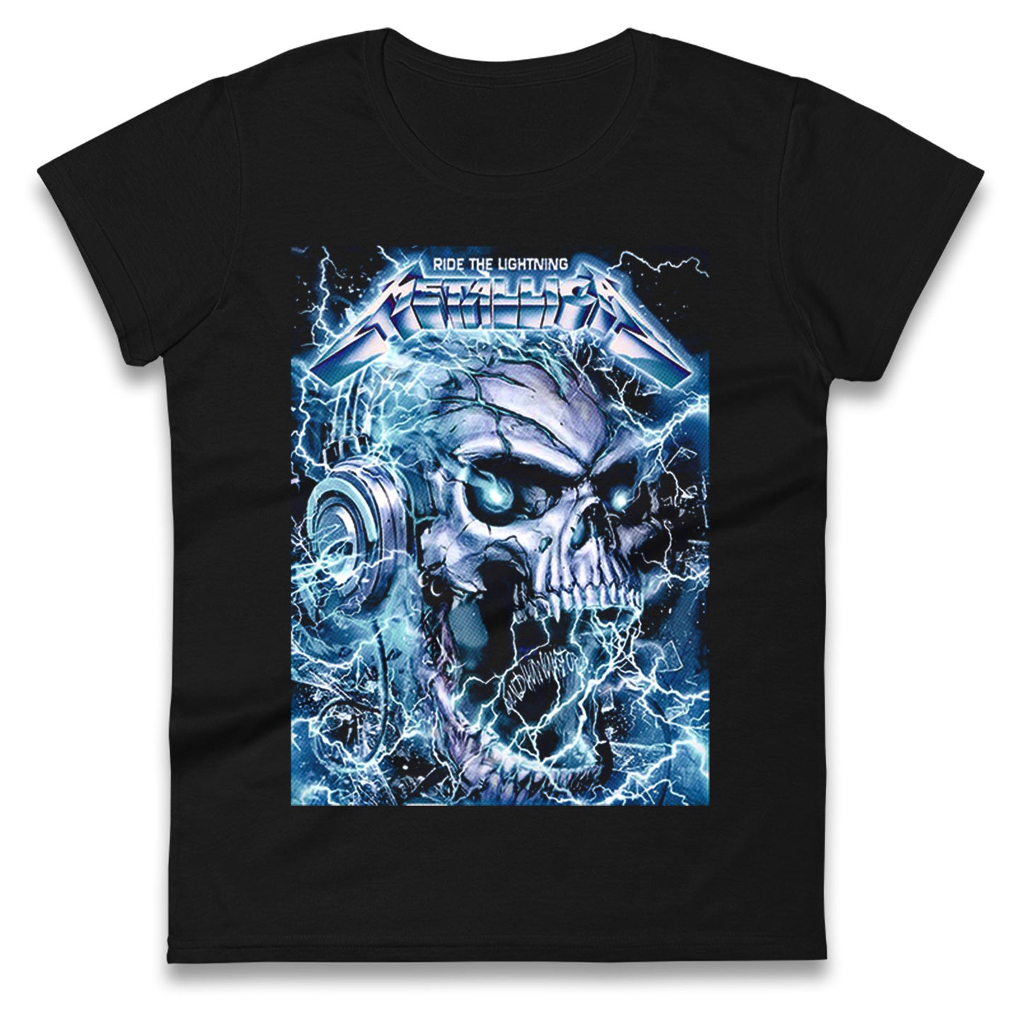 Metallica Ride The Lightning Ladies T Shirt
